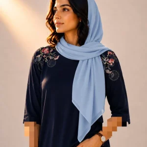 تیشرت سرشانه گلدوزی